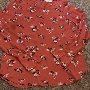 Loft floral blouse